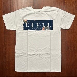 Civil Regime White Graphic Short Sleeve Tee, Size XL, NWOT